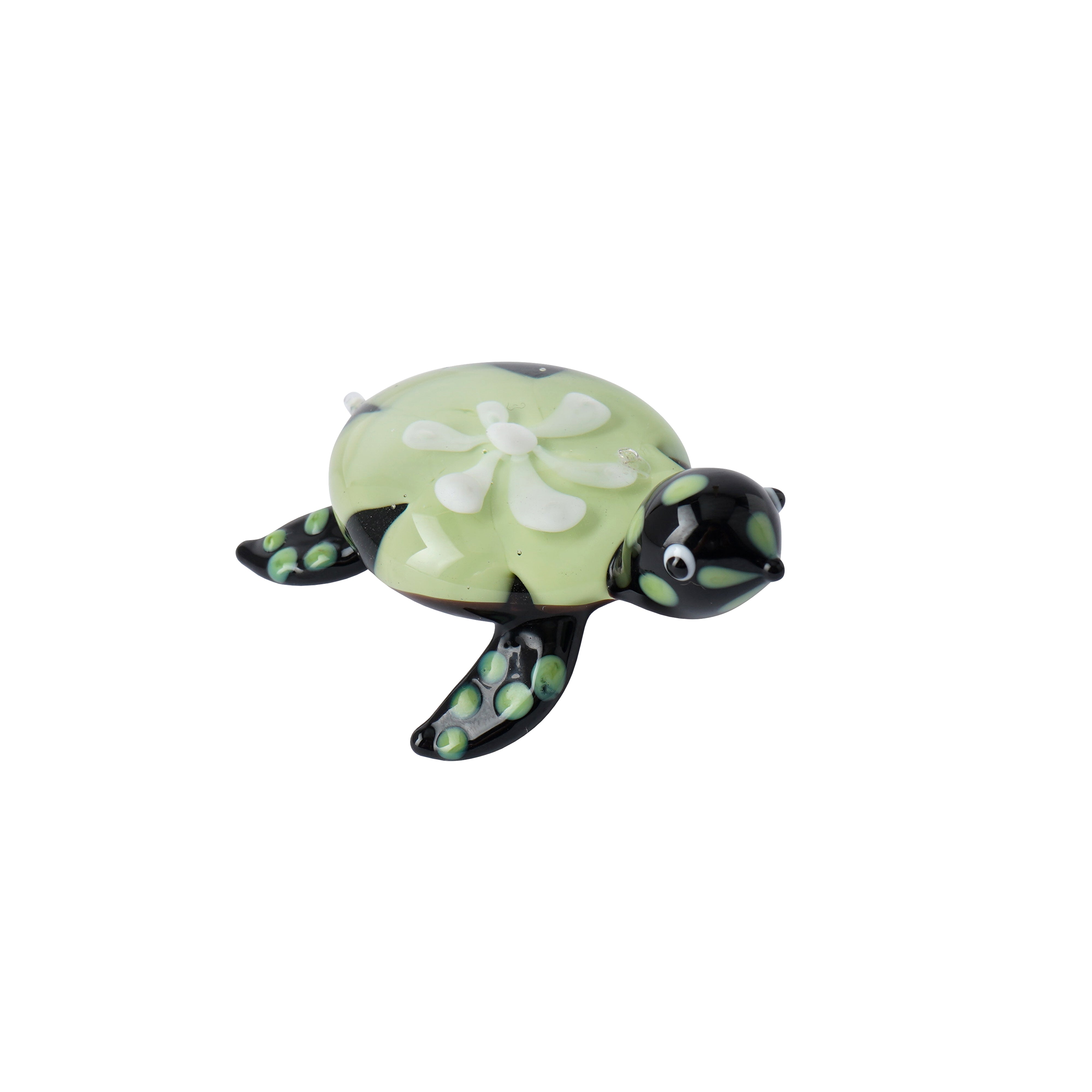 CGB Giftware Artisan Glass Green Turtle