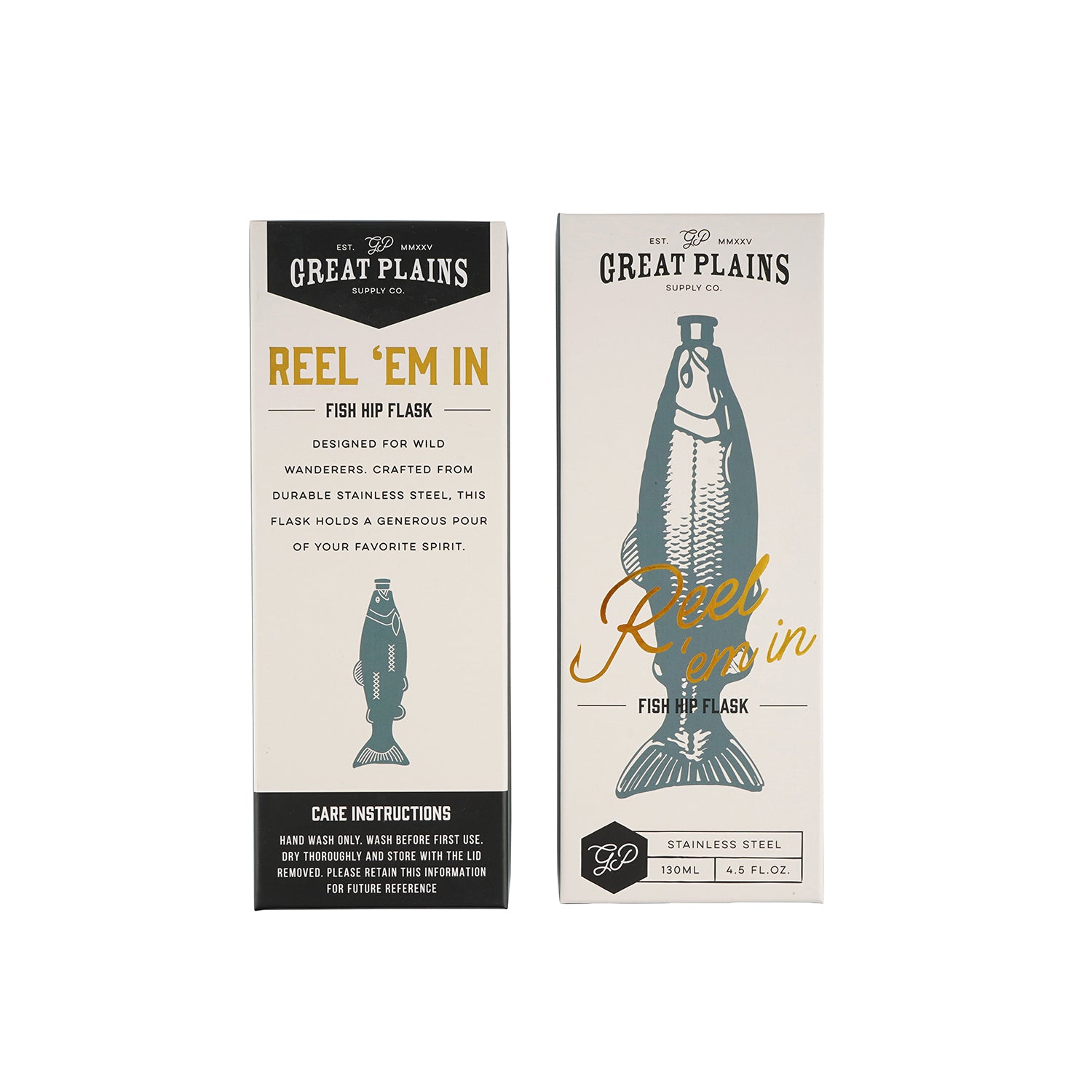CGB Giftware Great Plains Fish Hip Flask