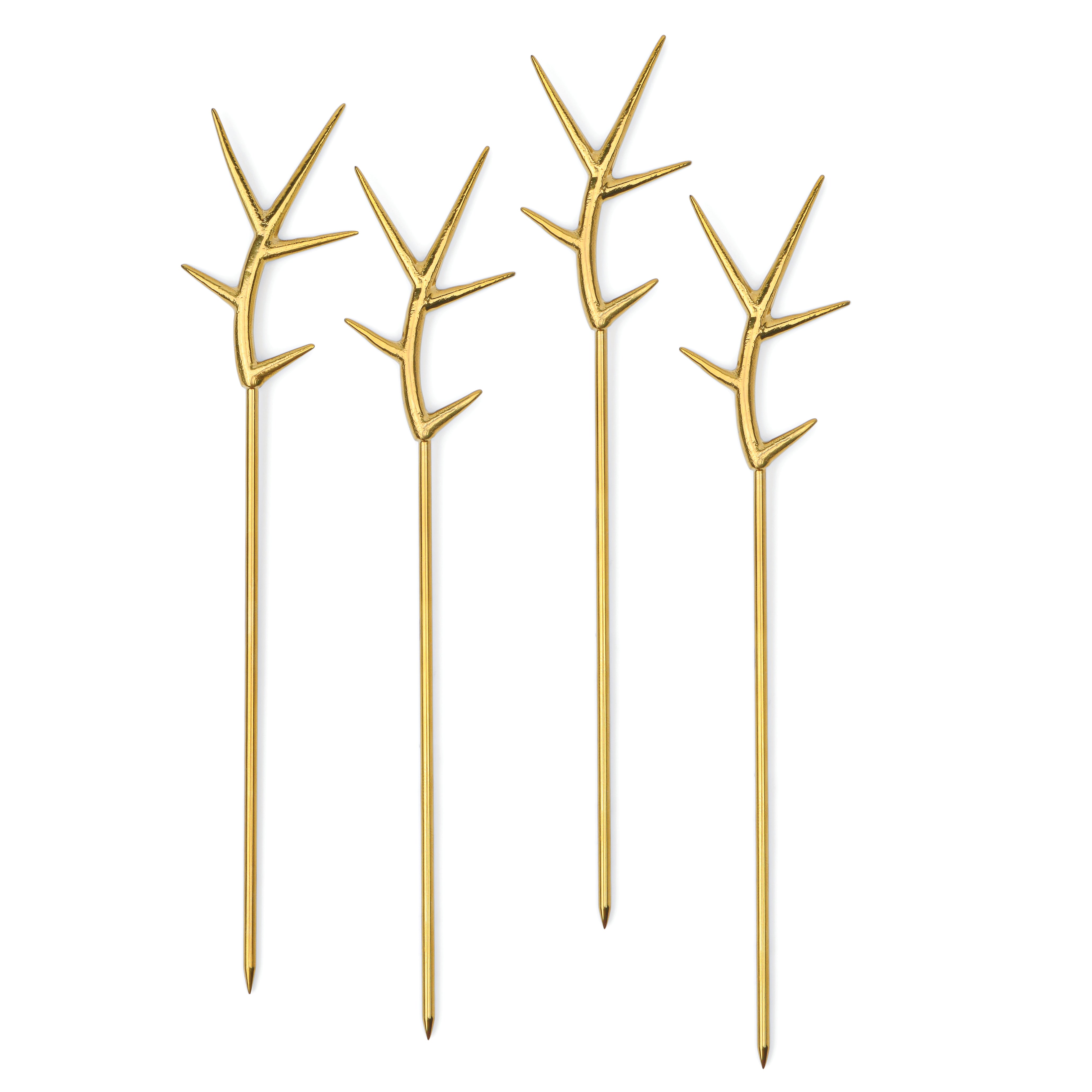 Designworks The Ozzy Bloody Mary Picks in Gold