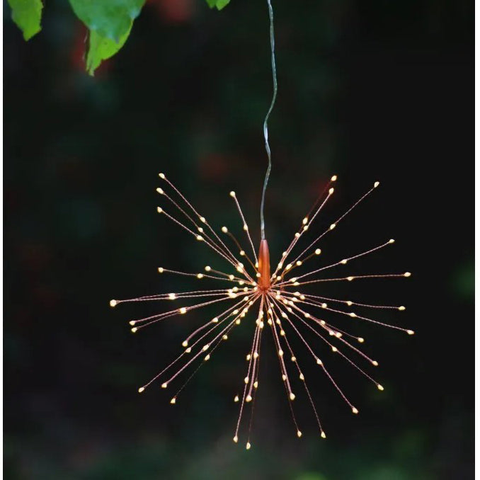 Lightstyle London Copper Hanging Starburst 40cm