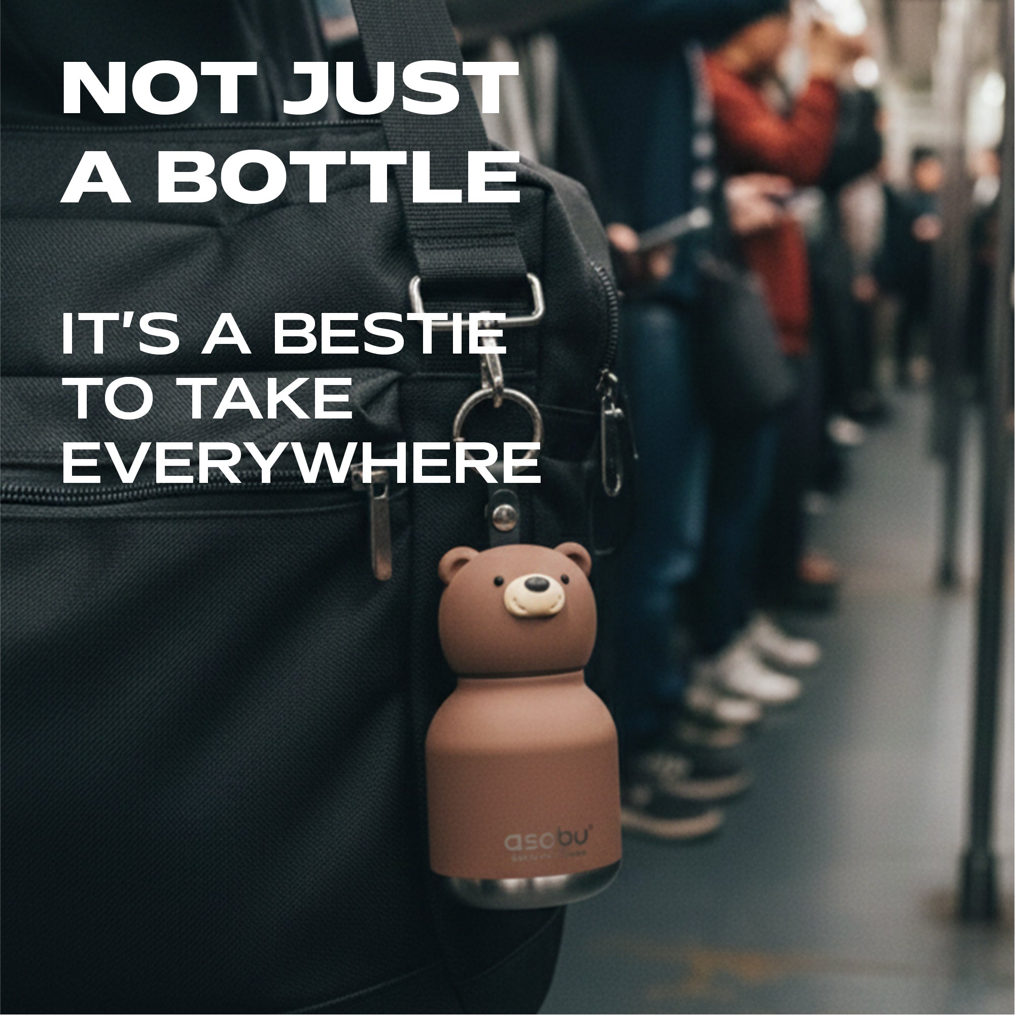 Brown Bear Mini Bestie Bottle