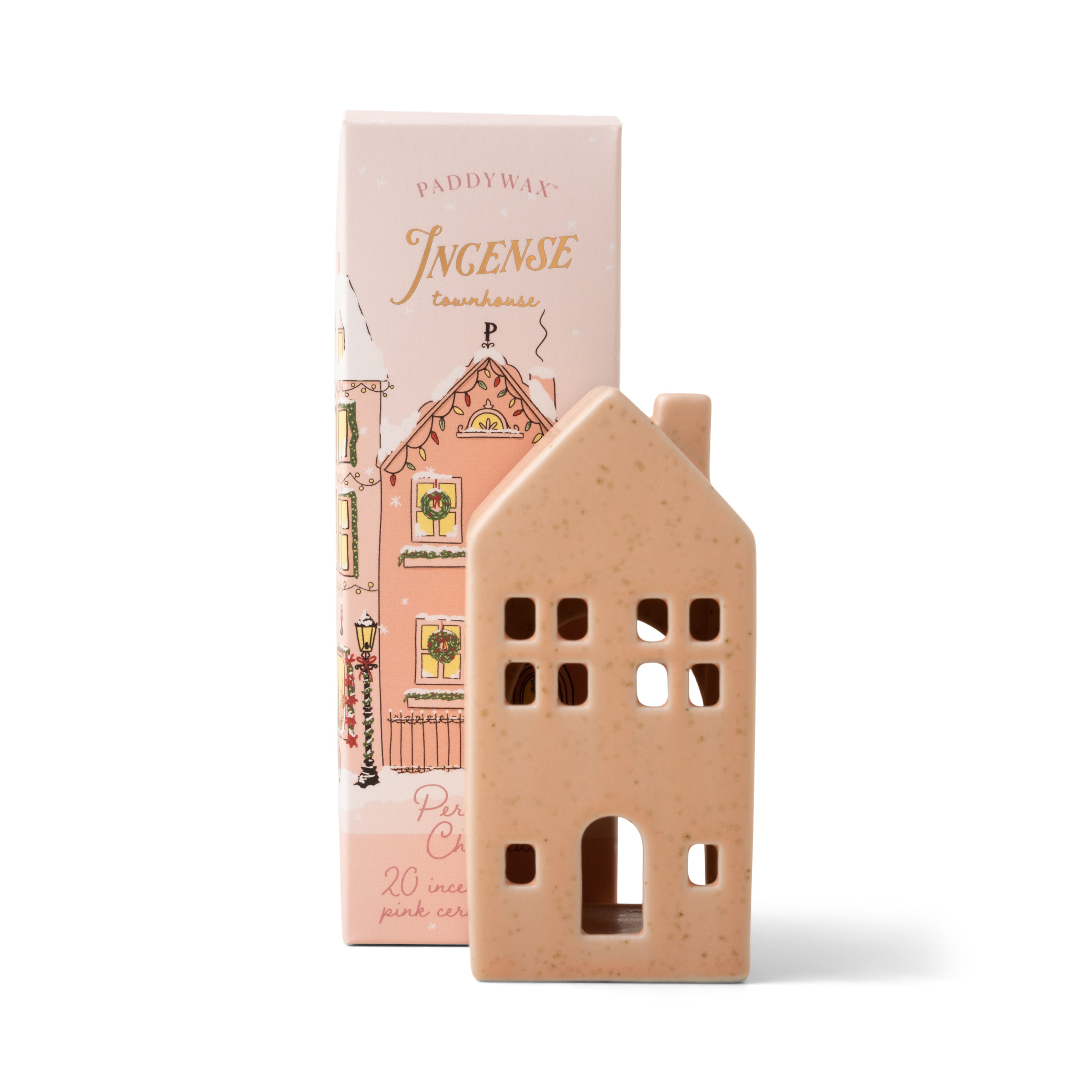 Ceramic Village House Incense Holder