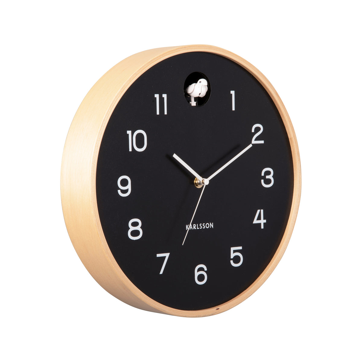 Karlsson Wall Clock Natural Cuckoo