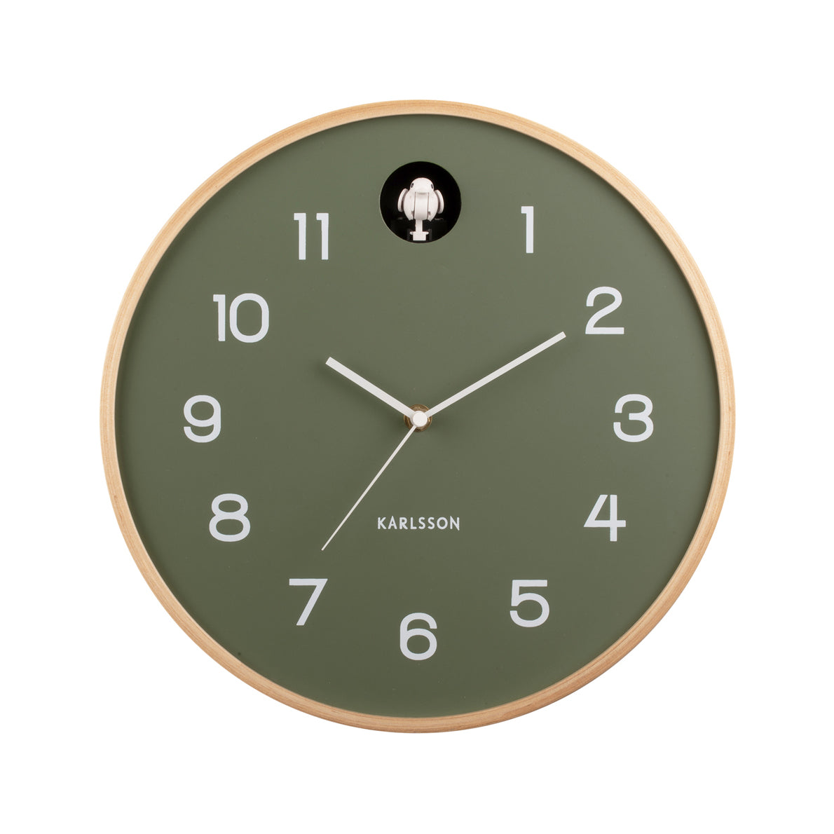 Karlsson Wall Clock Natural Cuckoo