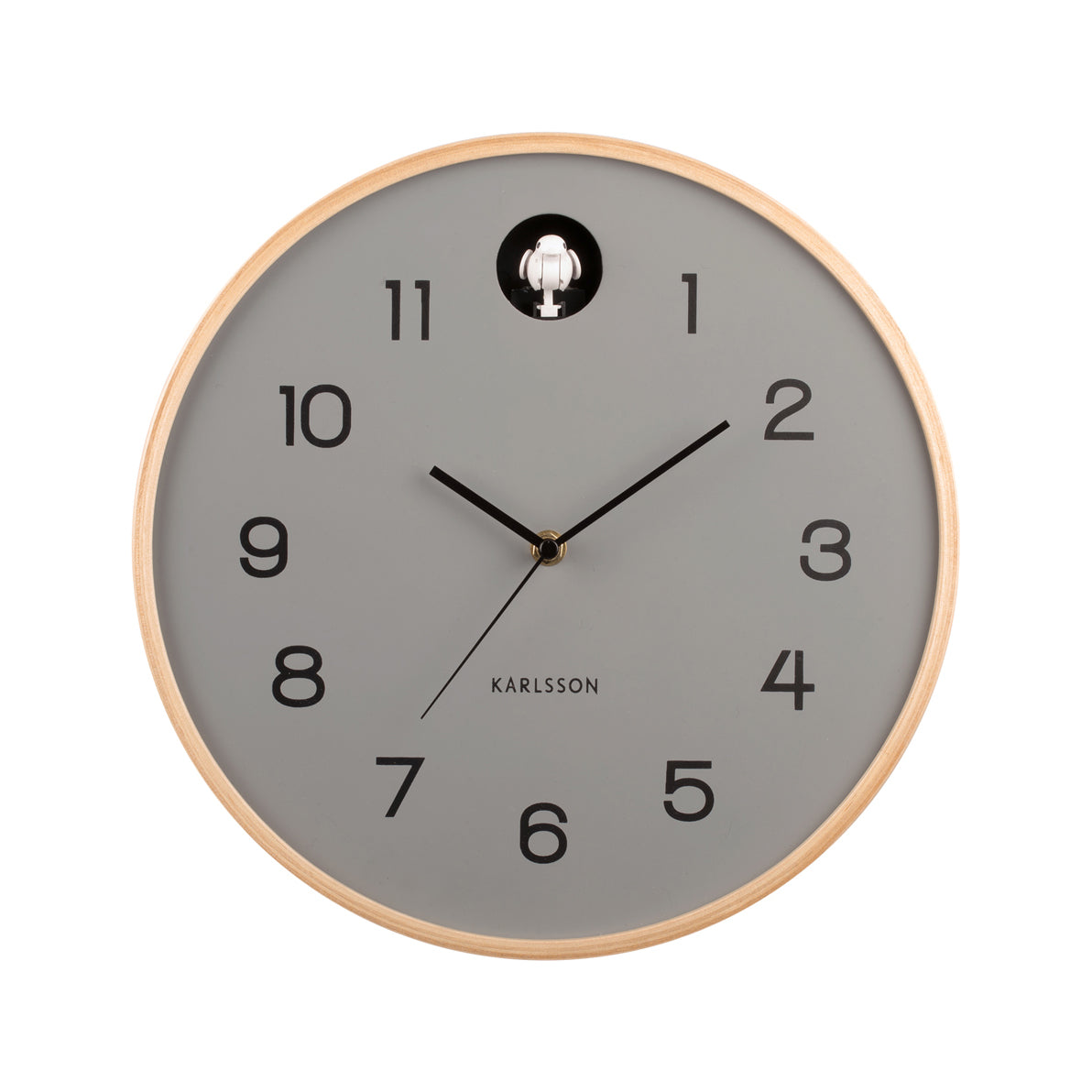 Karlsson Wall Clock Natural Cuckoo