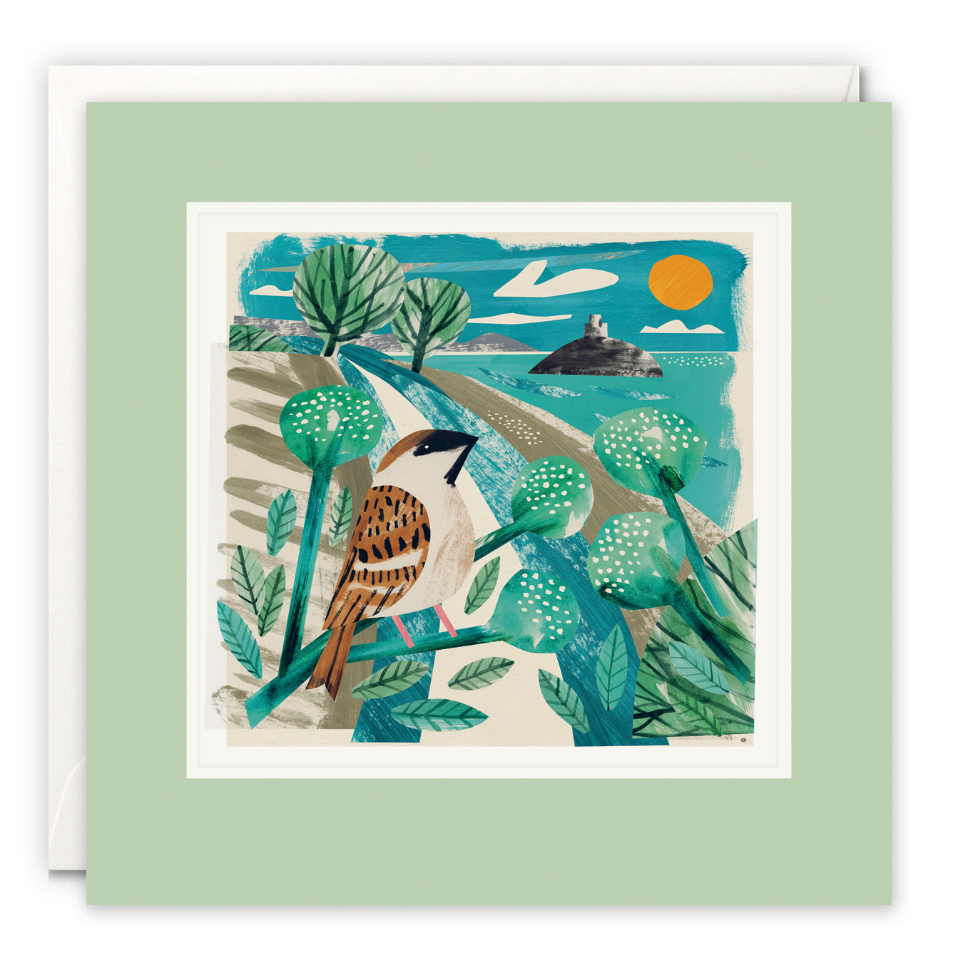 Mount's Bay Sparrow Paintworks Card