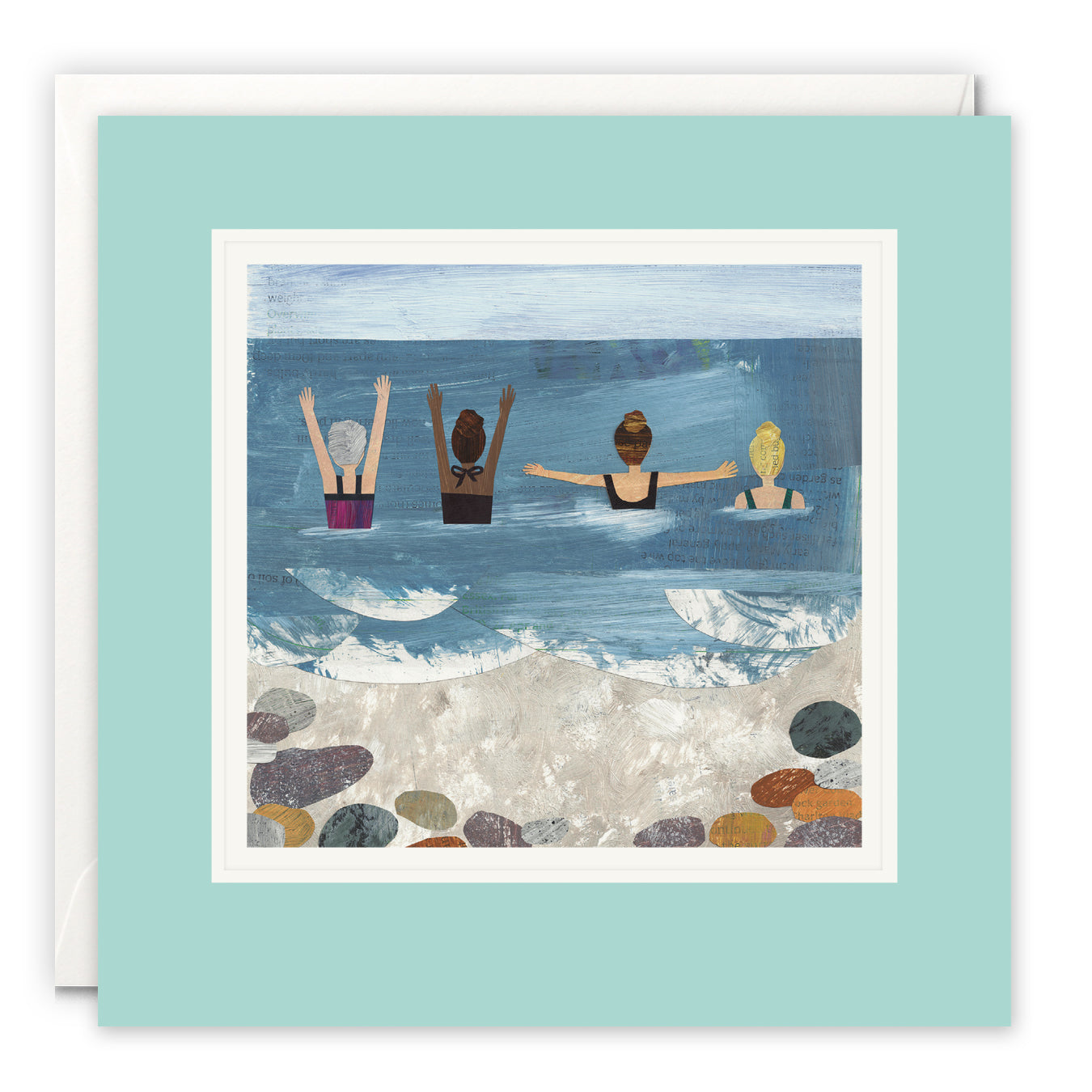 Wild Sea Swimmers Paintworks Card
