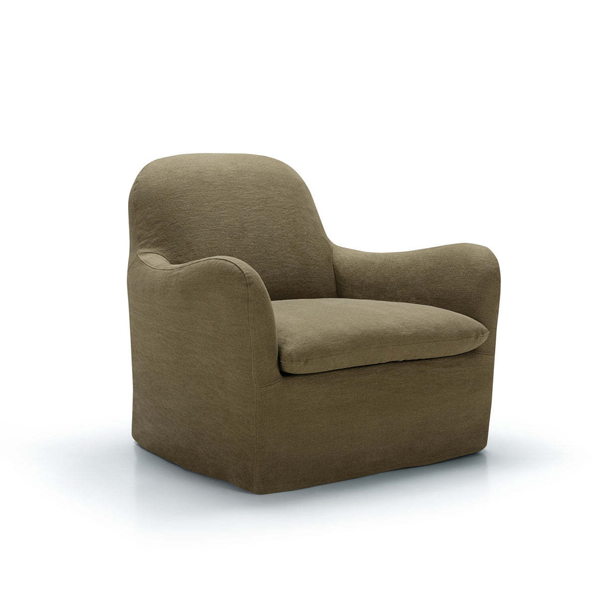 Mastrella Thalia Armchair in olive green