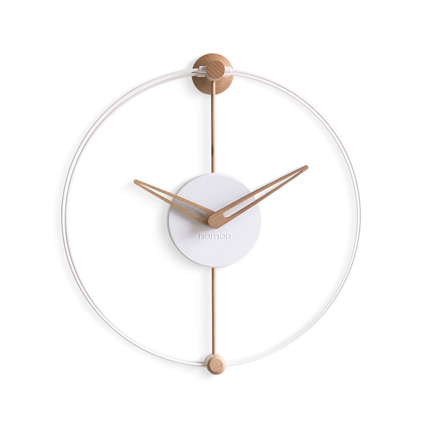 Nomon Nano White Oak 63cm Clock