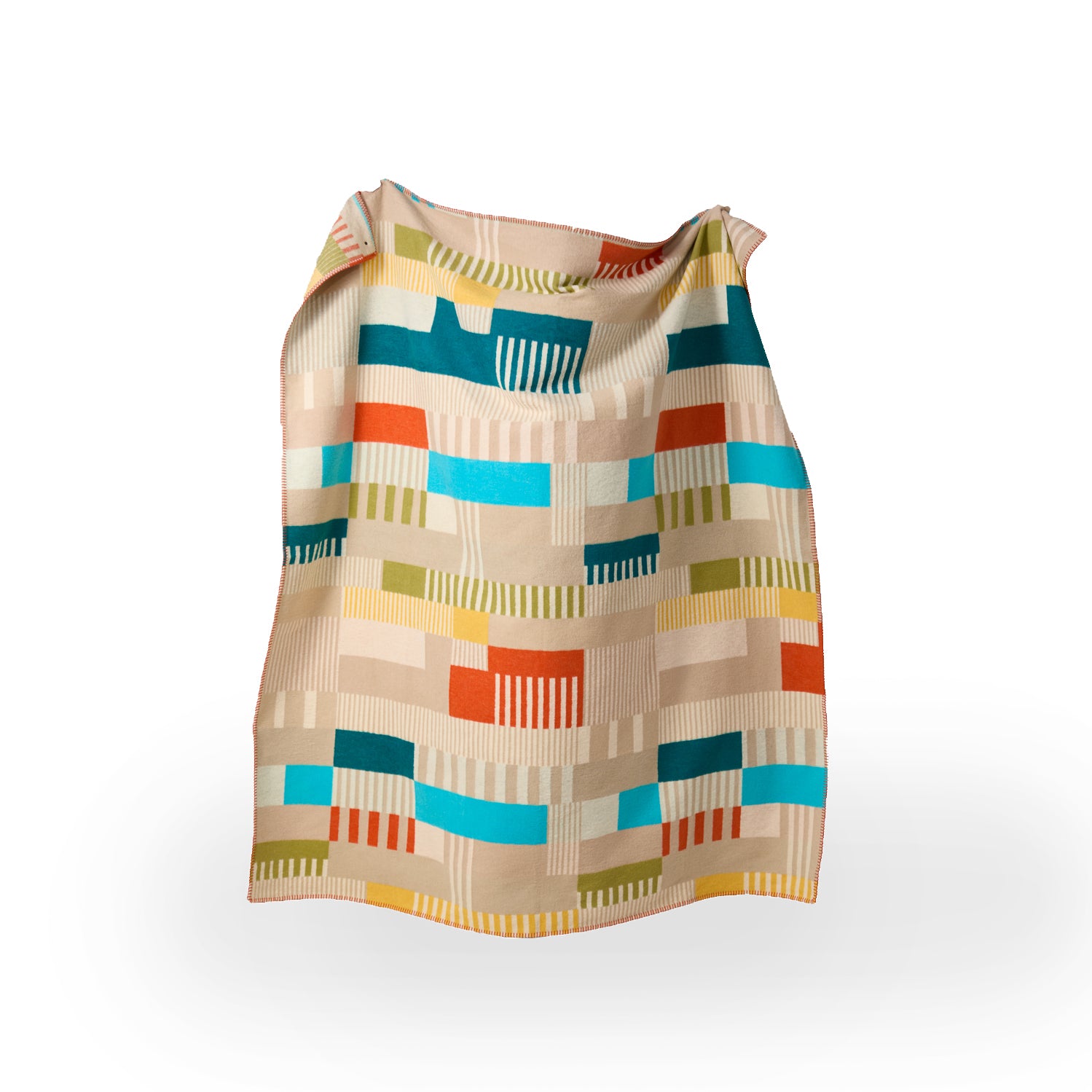 Static Large Recycled Cotton Blend Throw
