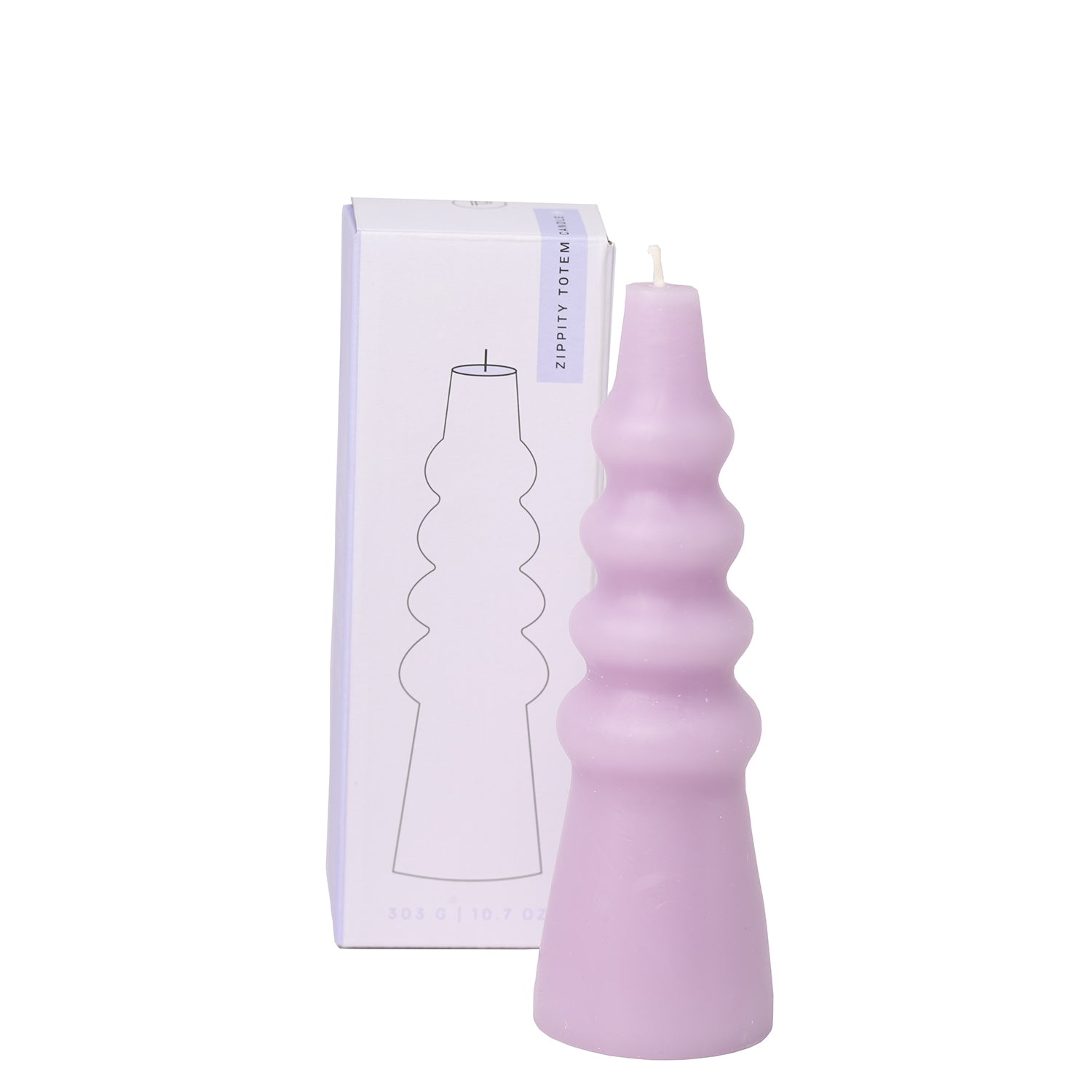 Designworks/Paddywax Totem Candle (303g) - Lavender - Zippity