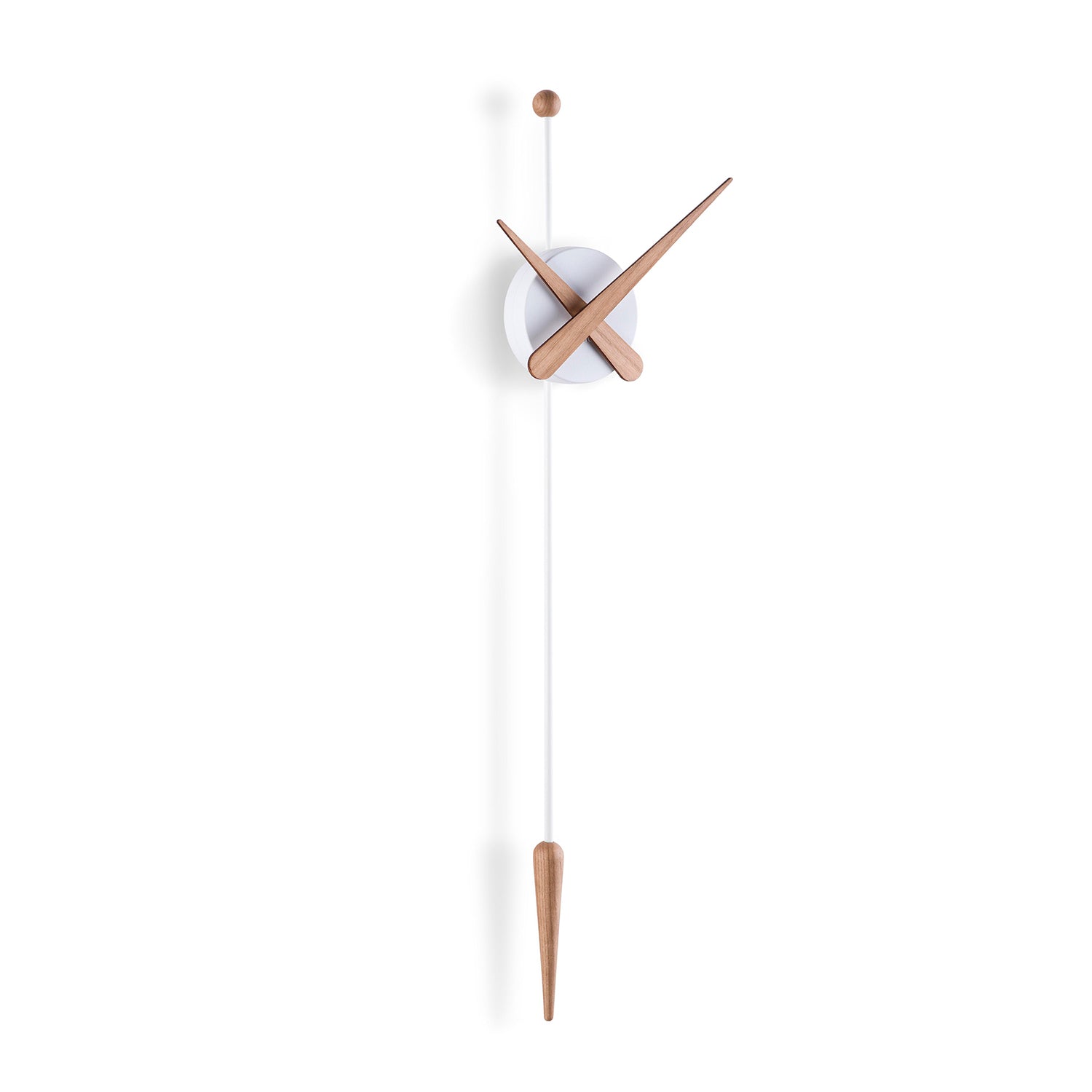 Nomon Punta White Oak 63cm Clock