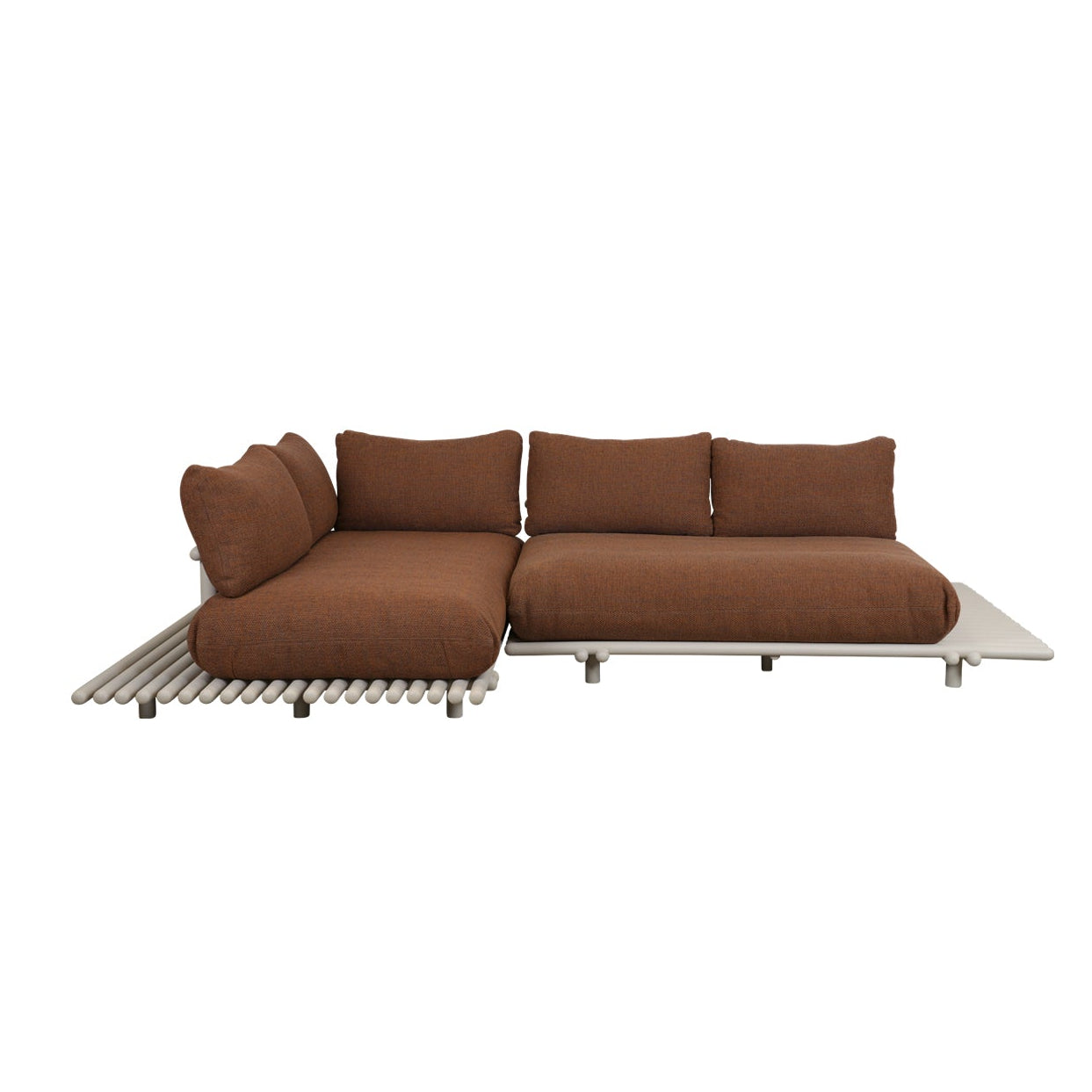outdoor sofa on a white background
