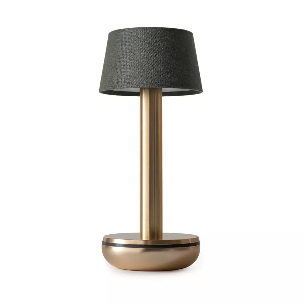 Padhome Humble Two Table Light - Gold Emerald Linen