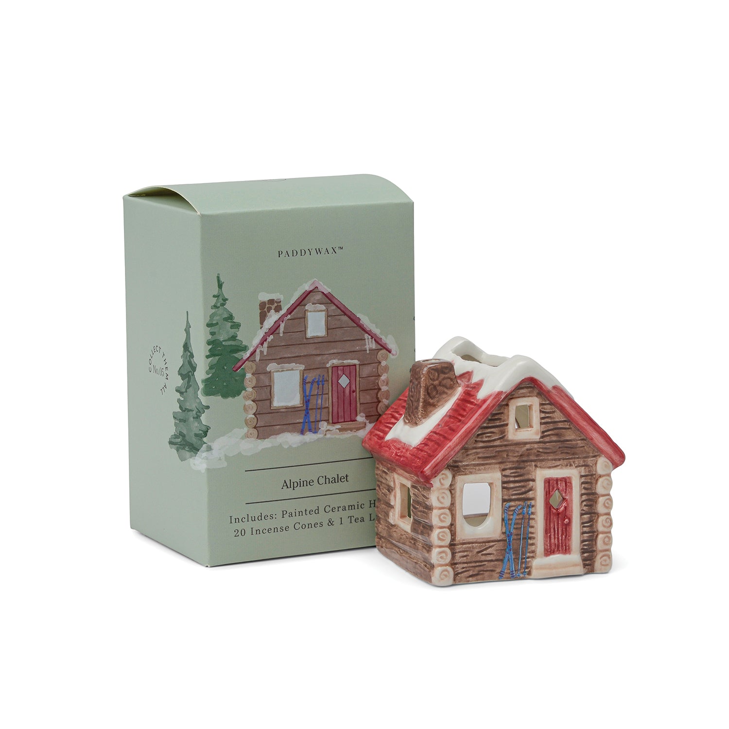 Alpine Chalet Style Incense & Tea Light Holder