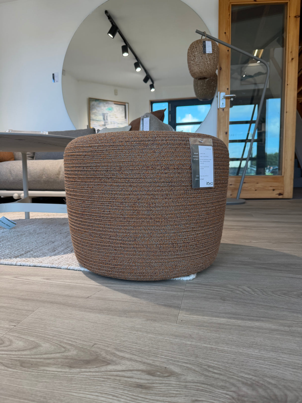 Ex Display Cane-line Circle Footstool