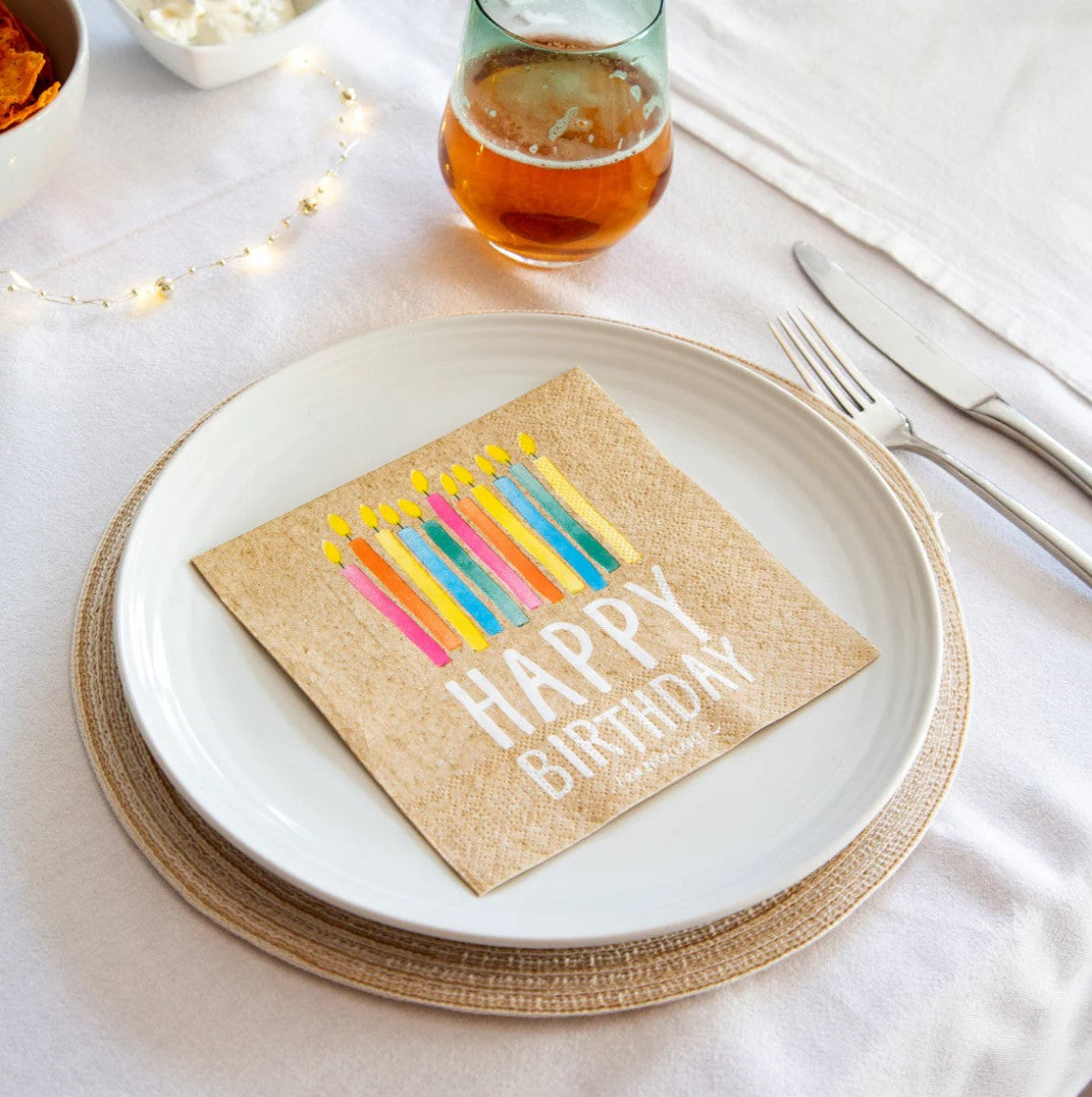 Happy Birthday Eco Recycled Napkins