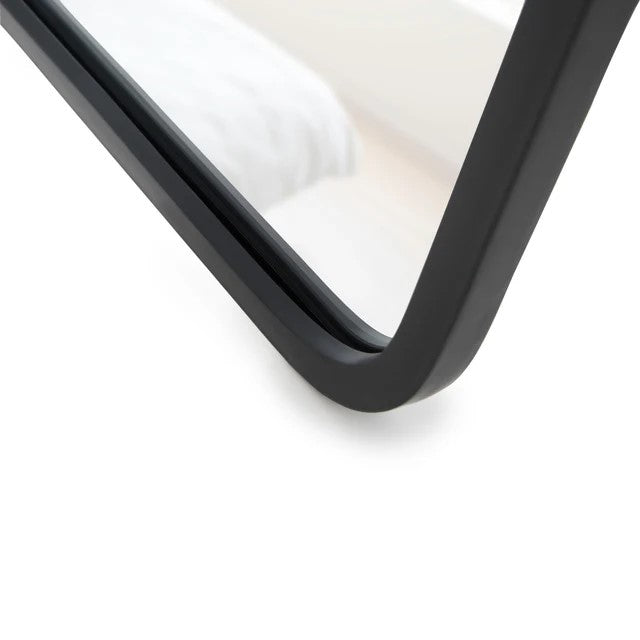 Umbra Hub Black Leaning Mirror