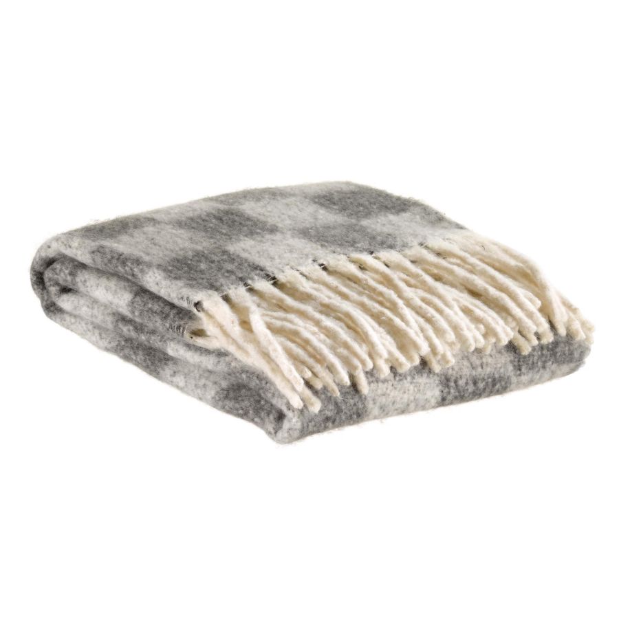 Isabel Recycled Check Throw
