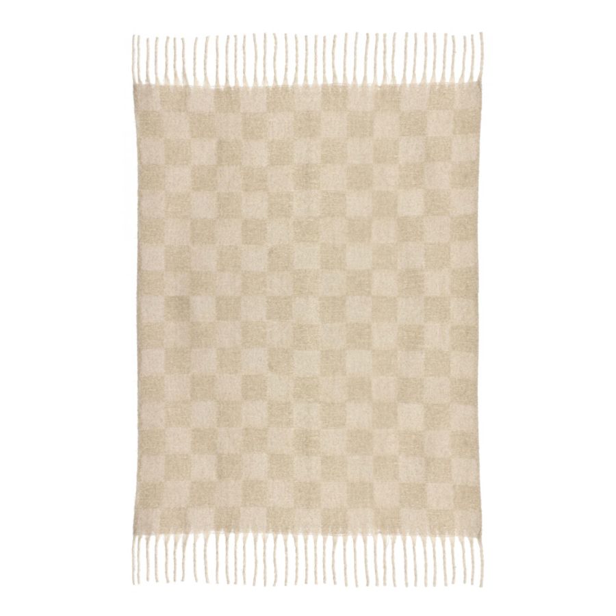 Isabel Recycled Check Throw