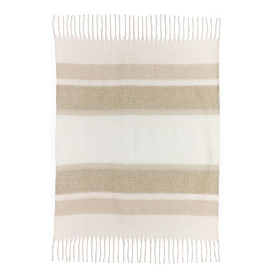 Isabel Recycled Striped Throw