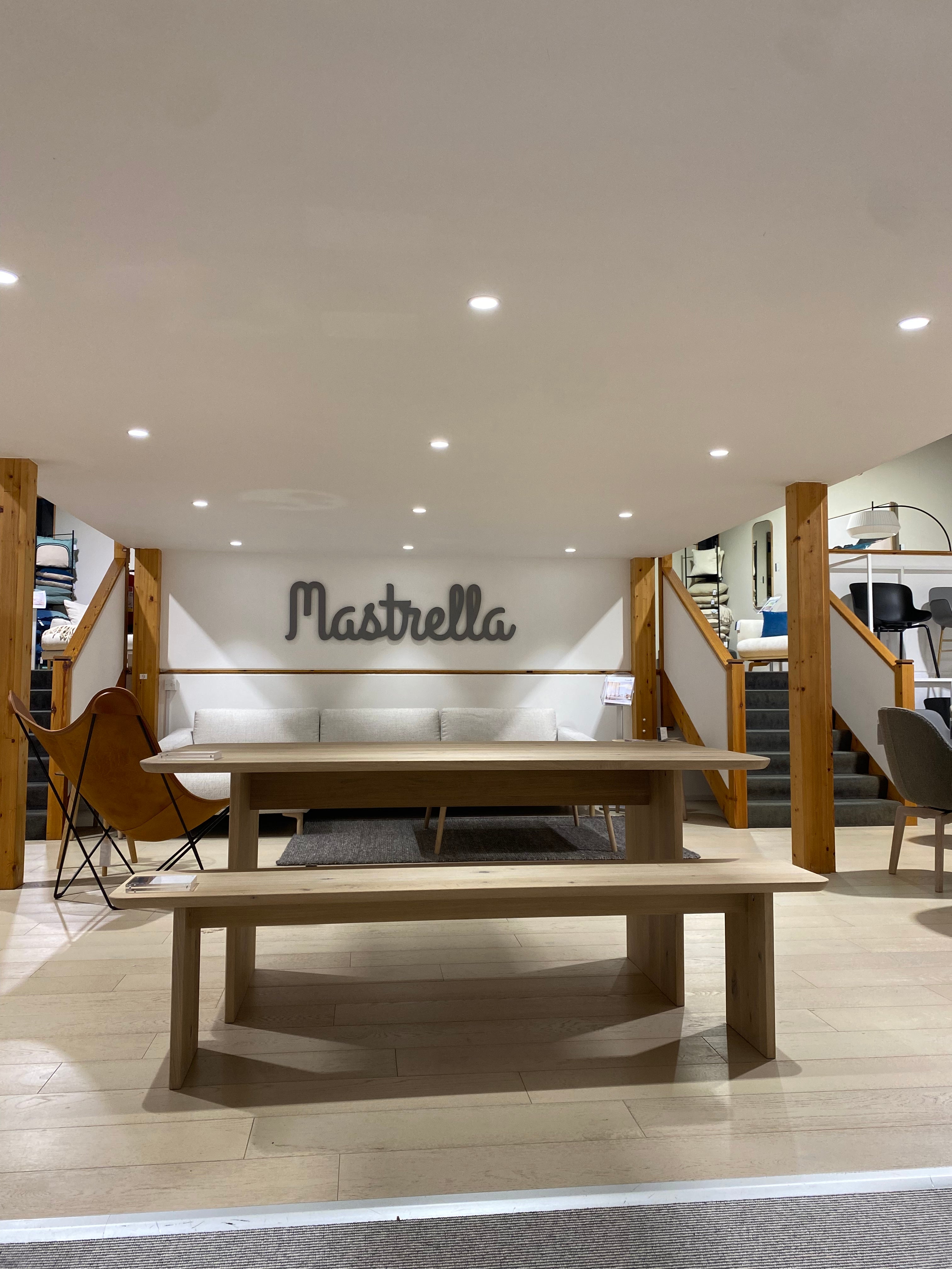 Ex Display Kristensen & Kristensen Velvet Table & Bench Set