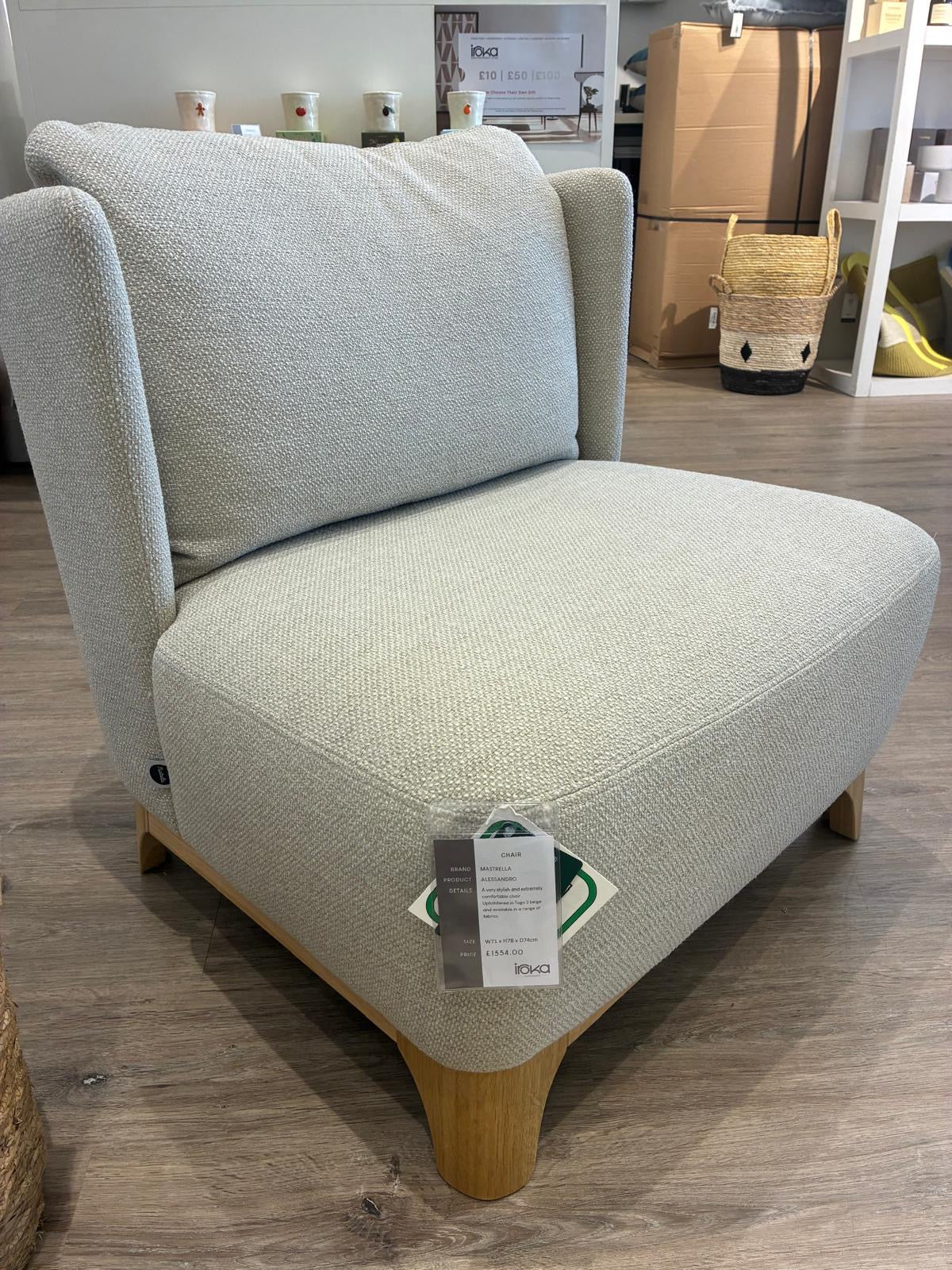 Ex Display Mastrella Alessandro Armchair
