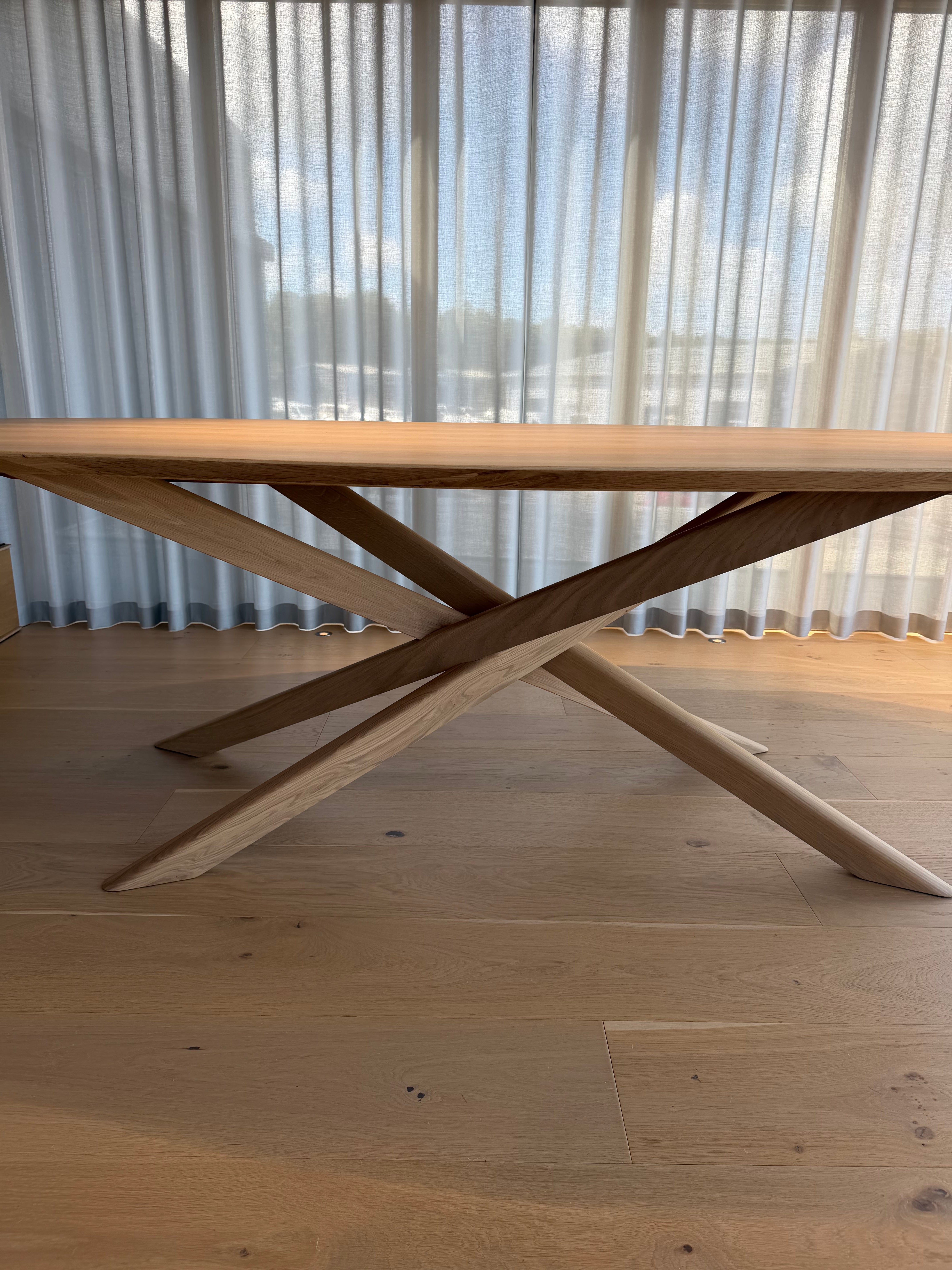 Ex Display Ethnicraft Mikado Oak Oval Dining Table