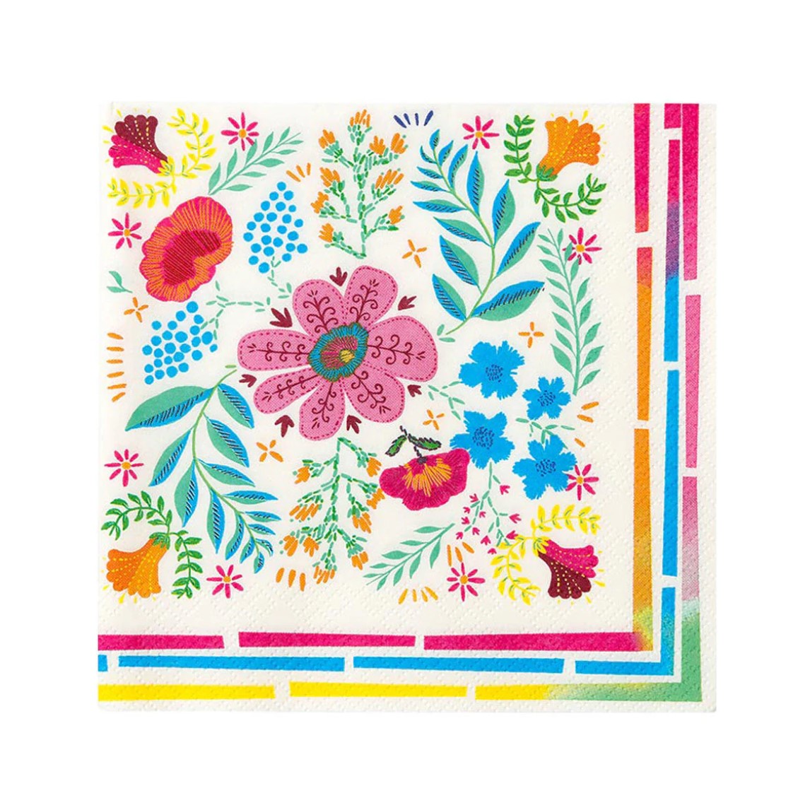 Bright Floral Eco Recycled Napkins